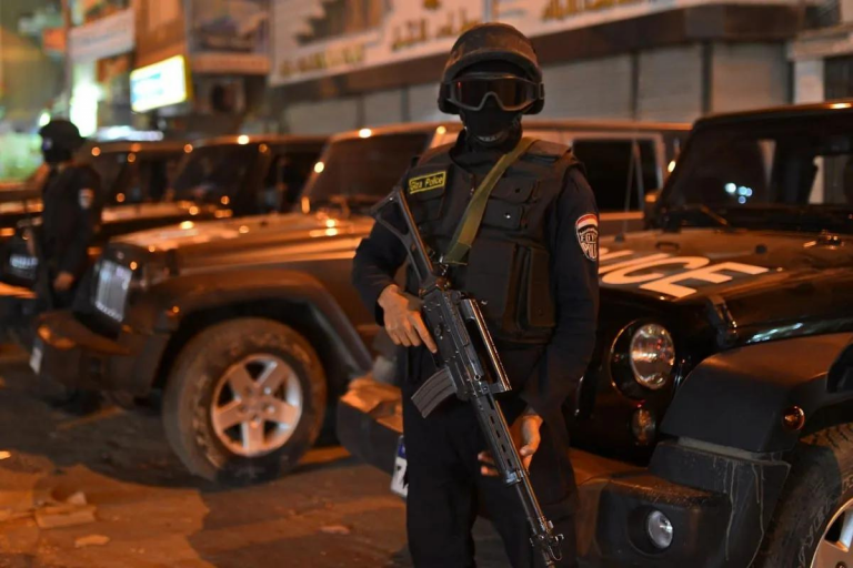 الصورة: قوات الأمن المصرية. Amr Sayed / ApaImages ©