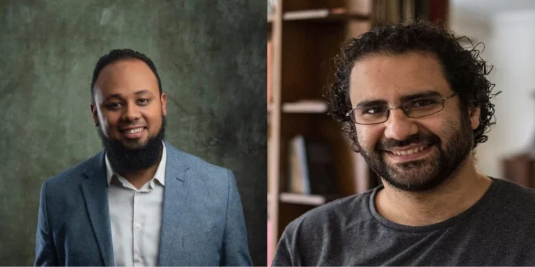 تحالف دولي يطالب بالإفراج عن محمد الباقر وعلاء عبد الفتاح في ذكرى اعتقالهما الثالثة