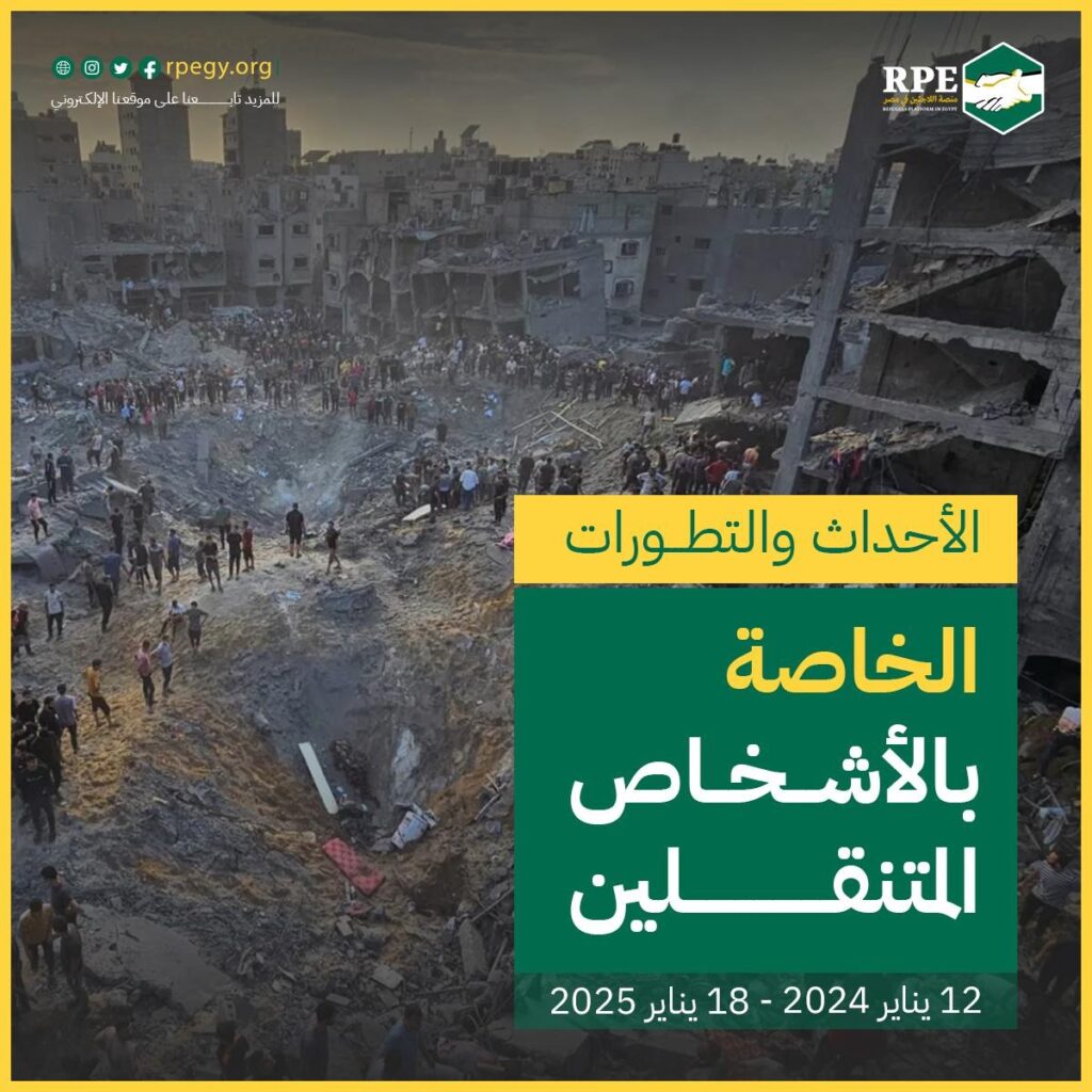 الأحداث والتطورات الخاصة بالأشخاص المتنقلين (12 يناير - 18 يناير 2025)
