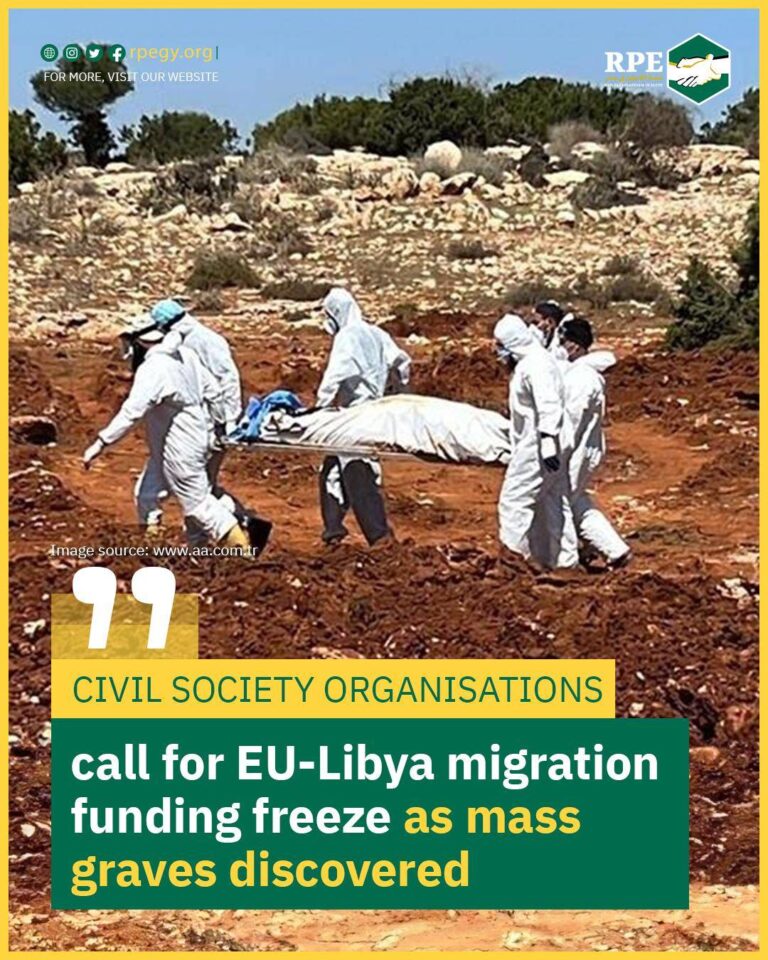 Civil society organisations call for EU-Libya migration funding freeze as mass graves discovered