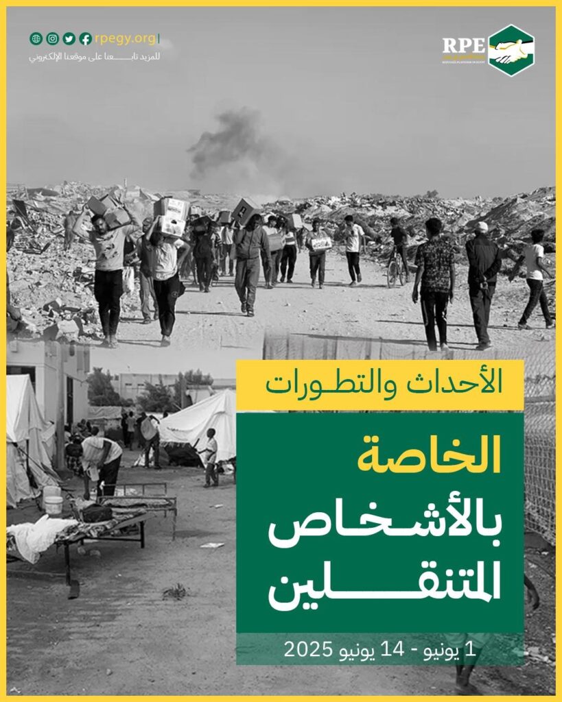 الأحداث والتطورات الخاصة بالأشخاص المتنقلين (1 يونيو - 14 يونيو 2025)